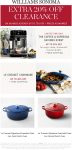 Extra 20% off clearance at Williams Sonoma #williamssonoma
