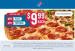 Large 7 toppings pizza = $10 at Dominos #dominos