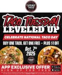 Second taco free via login Tues at Chronic Tacos #chronictacos