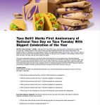 $1 tacos & more Tuesday at Taco Bell #tacobell