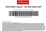 Extra 30% off at JCPenney, or online via promo code 2SPOOKY #jcpenney