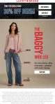 30% off denim at Lucky Brand #luckybrand