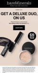 Free setting powder & mascara on $60 at bareMinerals #bareminerals