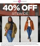 40% off everything online at Ashley Stewart #ashleystewart 40% off everything online at Ashley Stewart #ashleystewart