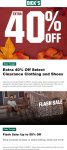 Extra 40% off clearance & more today at Dicks sporting goods #dicks Extra 40% off clearance & more today at Dicks sporting goods #dicks