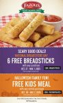 Free breadsticks with your order at Fazolis restaurants via promo code BREADSTICK25 #fazolis