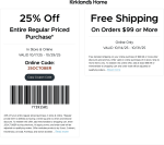 25% off at Kirklands, or online via promo code 25OCTOBER #kirklands 25% off at Kirklands, or online via promo code 25OCTOBER #kirklands
