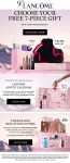 Free 7pc on $55 & more today at Lancome #lancome Free 7pc on $55 & more today at Lancome #lancome