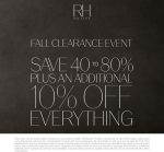 50-90% off everything at RH Outlet #rhoutlet