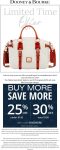 25-30% off & more at Dooney & Bourke via promo code SAVEMORE #dooneybourke 25-30% off & more at Dooney & Bourke via promo code SAVEMORE #dooneybourke