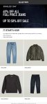 40% off jeans today at G-STAR #gstar 40% off jeans today at G-STAR #gstar