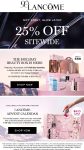 25% off everything & more online at Lancome cosmetics #lancome 25% off everything & more online at Lancome cosmetics #lancome