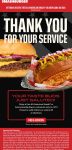 Military ID scores a free cheeseburger or big dog today at Smashburger #smashburger