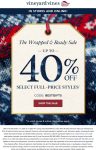 30-40% off at Vineyard Vines, or online via promo code BESTGIFTS #vineyardvines