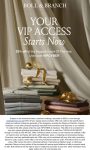 25% off $200+ at Boll & Branch via promo code VIPCYBER #bollbranch