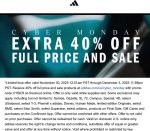 Extra 40% off at Adidas via promo code CYBER #adidas Extra 40% off at Adidas via promo code CYBER #adidas