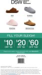 $10-$60 off $49+ at DSW shoes, or online via promo code HAULIDAYS #dsw $10-$60 off $49+ at DSW shoes, or online via promo code HAULIDAYS #dsw
