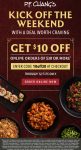 $10 off $30 at PF Changs restaurant via promo code 10off30 #pfchangs $10 off $30 at PF Changs restaurant via promo code 10off30 #pfchangs