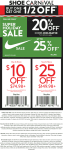 25% off Nike, $10 off $75 & more at Shoe Carnival, or 20% online via promo code HOLIDAY20 #shoecarnival 25% off Nike, $10 off $75 & more at Shoe Carnival, or 20% online via promo code HOLIDAY20 #shoecarnival