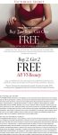 3rd bra free & 4-for-2 on beauty at Victorias Secret #victoriassecret