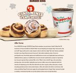 Coffee + 4 pc cini minis = $3 at Burger King #burgerking