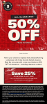 Extra 50% off clearance items at Duluth Trading Co, or online via promo code E51230D #duluthtradingco Extra 50% off clearance items at Duluth Trading Co, or online via promo code E51230D #duluthtradingco