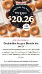 24 doughnuts = $20.26 at Krispy Kreme #krispykreme 24 doughnuts = $20.26 at Krispy Kreme #krispykreme