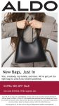Extra 50% off sale items at ALDO via promo code EXTRA50 #aldo