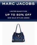 Extra 20-50% off today at Marc Jacobs #marcjacobs