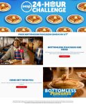 Free bottomless pancakes with your breakfast combo at IHOP #ihop