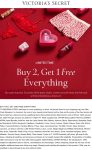 3rd item free on everything at Victorias Secret #victoriassecret