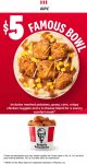 $5 famous chicken bowl at KFC #kfc $5 famous chicken bowl at KFC #kfc