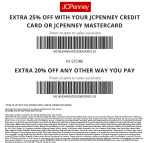 20% off at JCPenney, or online via promo code NEWYOU26 #jcpenney