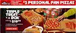$3 personal pan pizza today at Pizza Hut #pizzahut $3 personal pan pizza today at Pizza Hut #pizzahut
