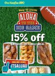 15% off family meal at Ono Hawaiian BBQ via promo code ITSALUAU #onohawaiianbbq