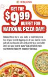 $10 bottomless pizza buffet today at Cicis Pizza #cicispizza