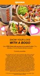 Second entree free Saturday via login at Qdoba #qdoba Second entree free Saturday via login at Qdoba #qdoba