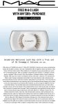 Free lashes on $65+ at MAC cosmetics, or online via promo code LASHDAY65 #mac