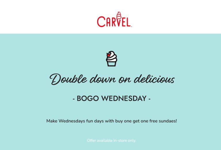 Second sundae free today at Carvel