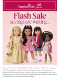 20-40% off today at American Girl doll #americangirl