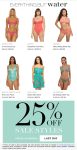 25% off sale styles today at Everything But Water #everythingbutwater