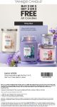 4-for-2 on all candles at Yankee Candle, ditto online #yankeecandle