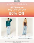 Second clearance 50% off online at Hollister #hollister