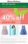 40-60% off everything today at Hanna Andersson via promo code FUN20 #hannaandersson