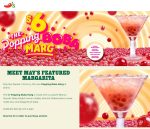 $6 popping boba margarita all month at Chilis restaurants #chilis