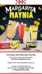 $5 margaritas all month at TGI Fridays restaurants #tgifridays