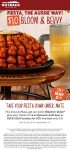 Bloomin onion + beer = $10 today at Outback Steakhouse restaurants #outbacksteakhouse