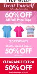 60% off tops & more today at Lane Bryant #lanebryant