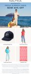 40% off new arrivals at Nautica #nautica