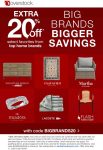 Extra 20% off at Overstock via promo code BIGBRANDS20 #overstock